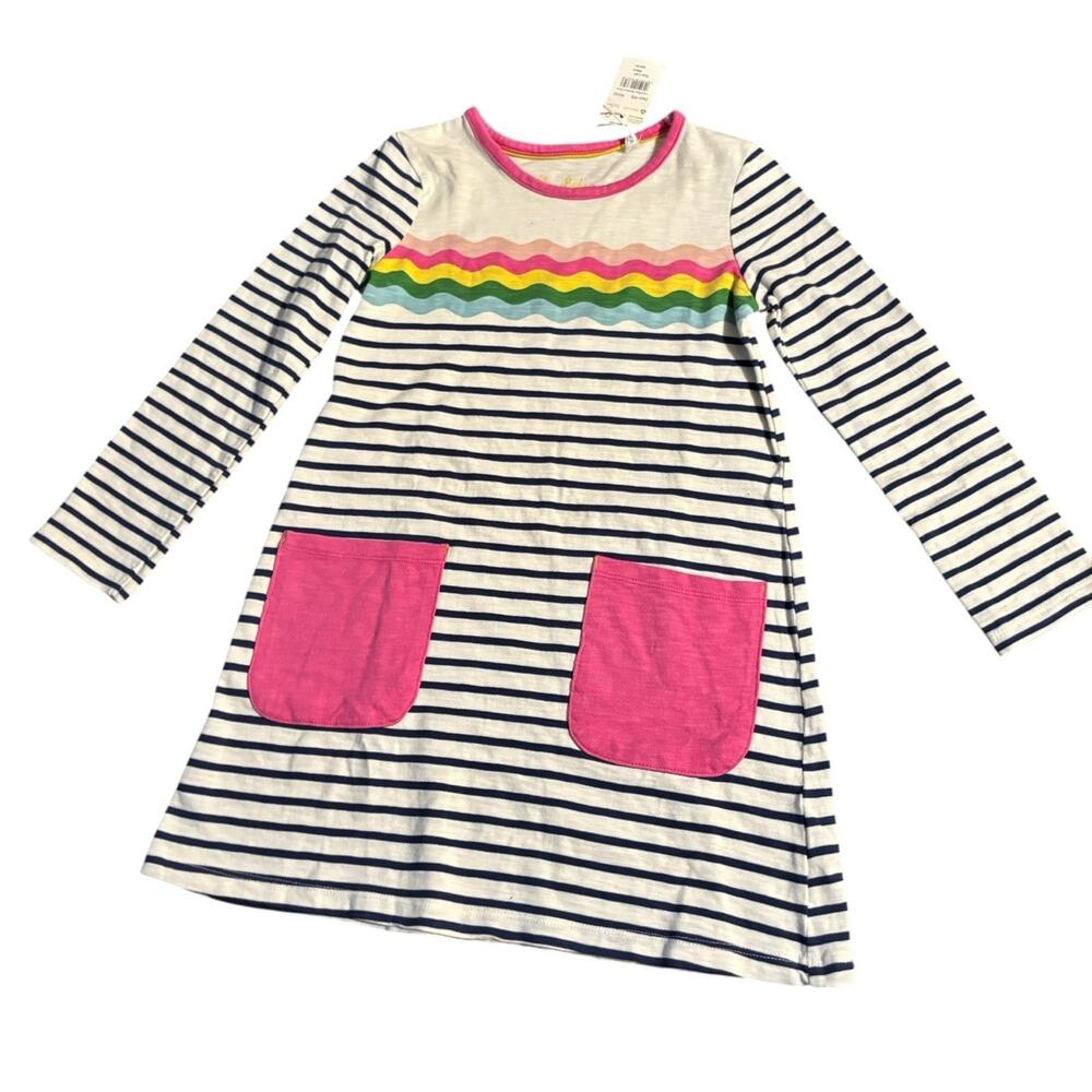 NWT Size 7/8 Mini Boden Girls Pockets dress